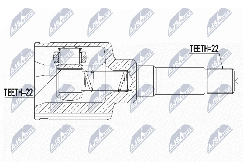 Komplet sklepov, pogonska gred NTY NPW-CT-072