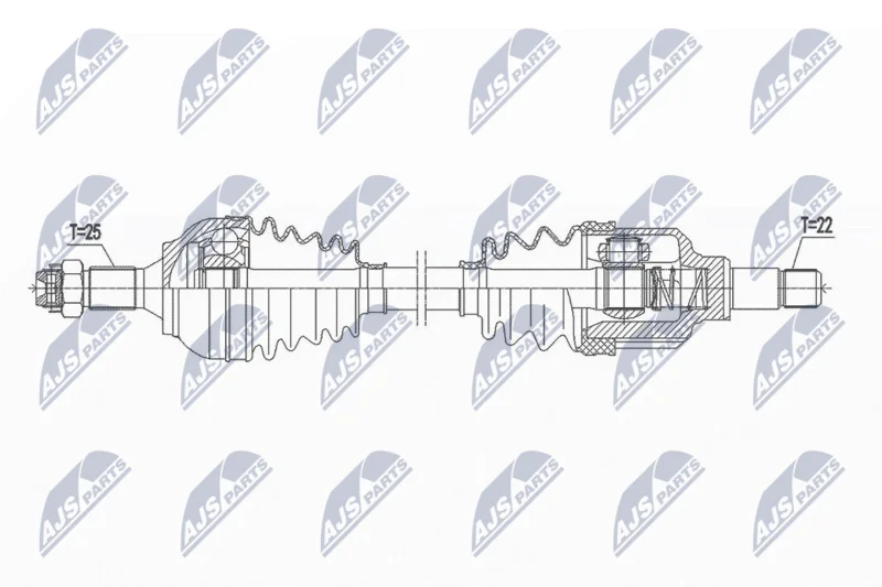 Pogonska gred NTY NPW-CT-115
