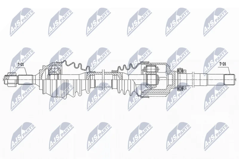 Pogonska gred NTY NPW-CT-135