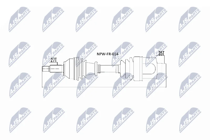 Pogonska gred NTY NPW-FR-014