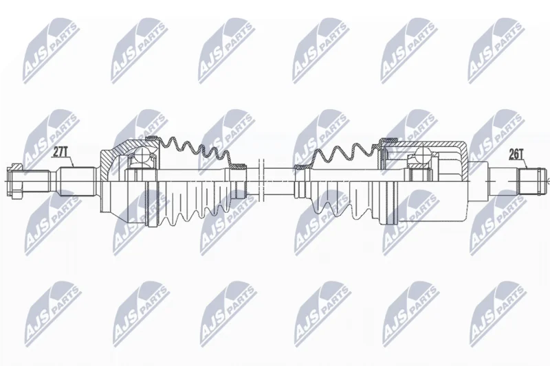 Pogonska gred NTY NPW-FR-045