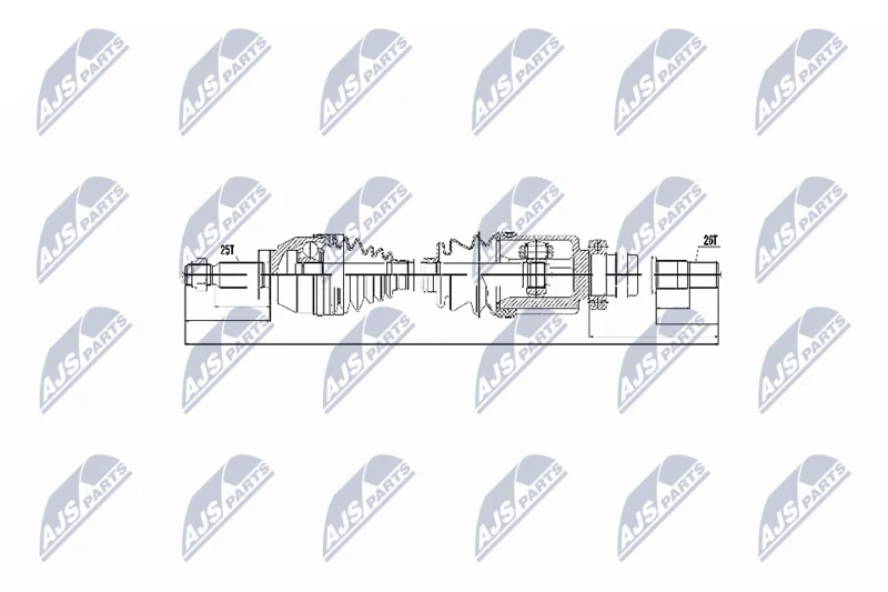 Pogonska gred NTY NPW-FR-054
