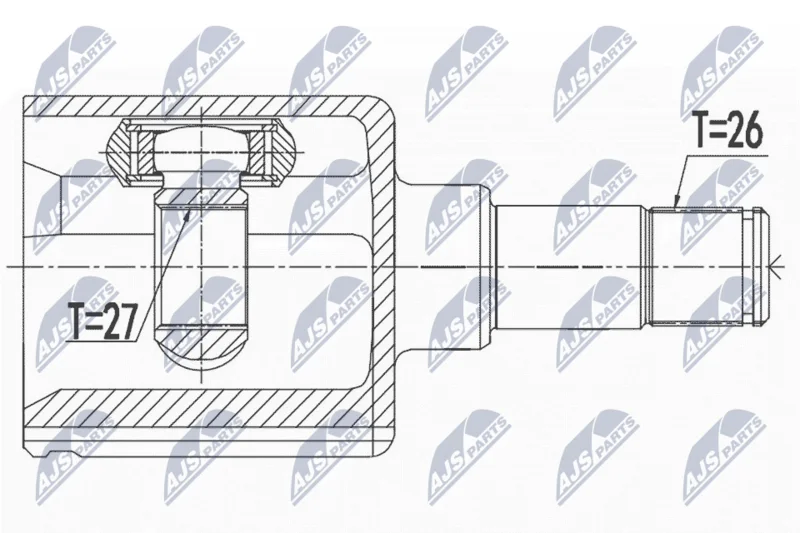 Komplet sklepov, pogonska gred NTY NPW-FR-058