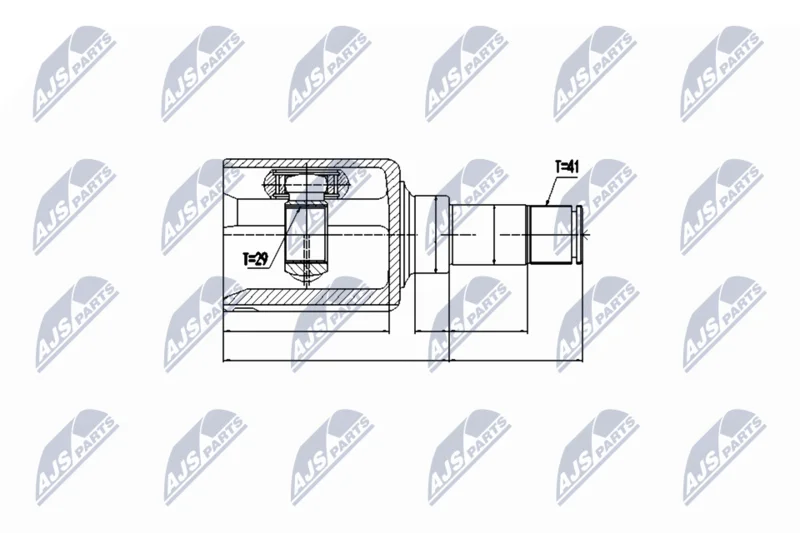 Komplet sklepov, pogonska gred NTY NPW-FR-077
