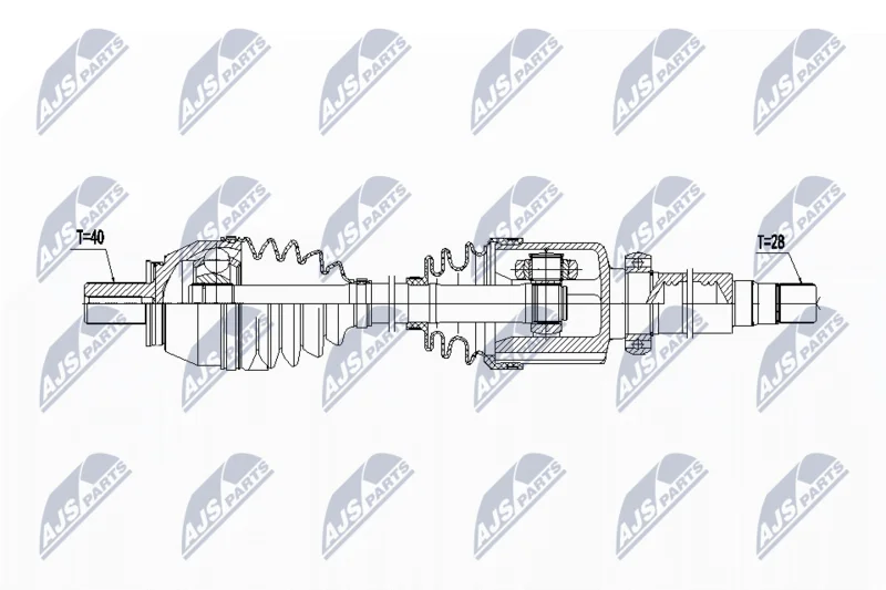Pogonska gred NTY NPW-FR-086
