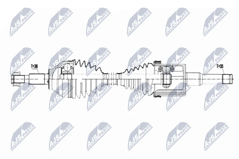 Pogonska gred NTY NPW-FR-123