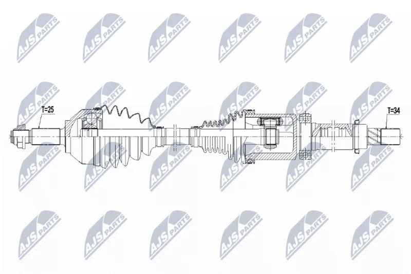 Pogonska gred NTY NPW-FR-127