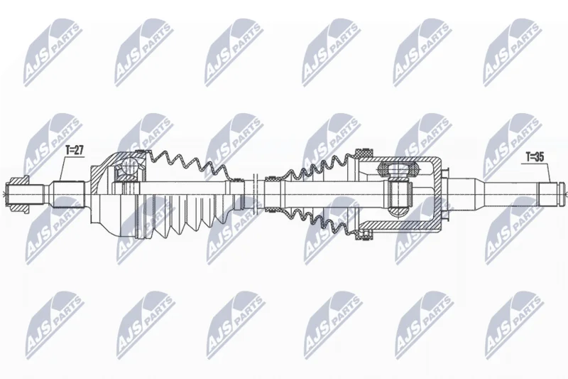 Pogonska gred NTY NPW-FR-133