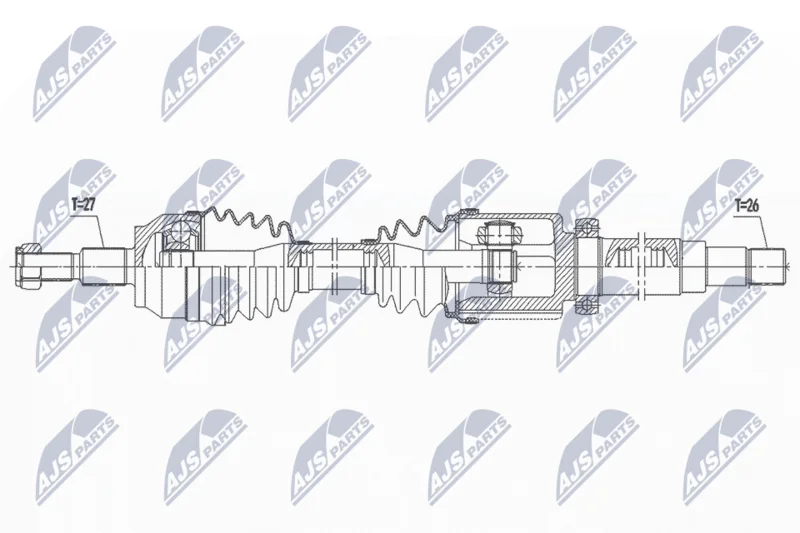 Drive Shaft NTY NPW-FR-163