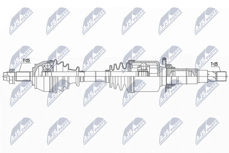 Pogonska gred NTY NPW-FT-067