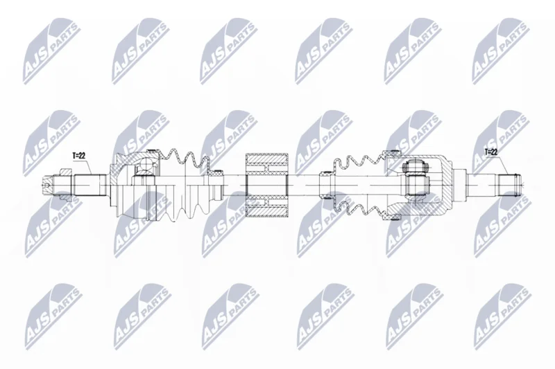 Pogonska gred NTY NPW-FT-069