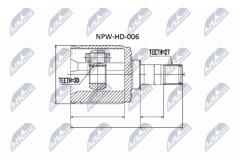 Komplet sklepov, pogonska gred NTY NPW-HD-006