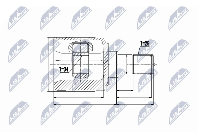 Komplet sklepov, pogonska gred NTY NPW-HD-018