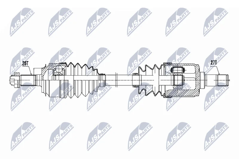 Pogonska gred NTY NPW-HD-050