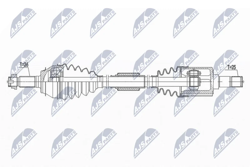 Pogonska gred NTY NPW-HD-054