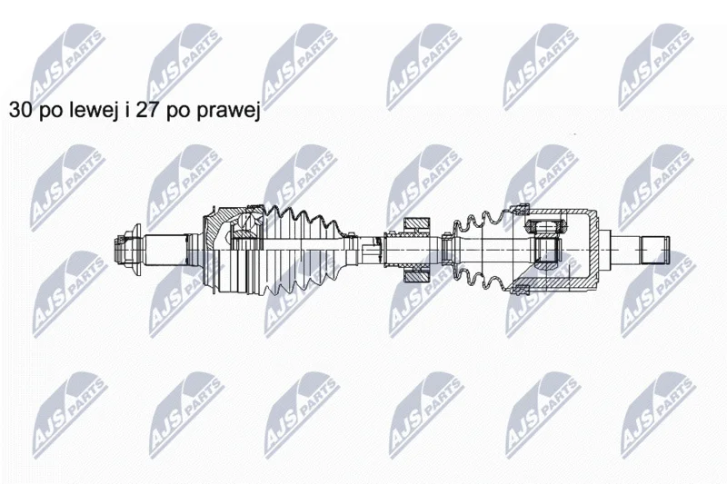 Drive Shaft NTY NPW-HD-056