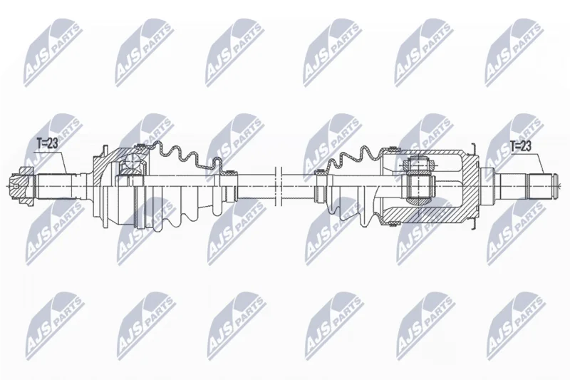 Pogonska gred NTY NPW-HD-077