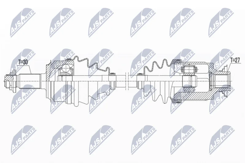 Pogonska gred NTY NPW-HD-096