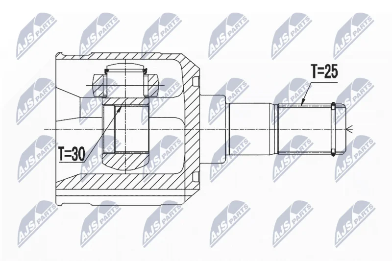 Komplet sklepov, pogonska gred NTY NPW-HY-501