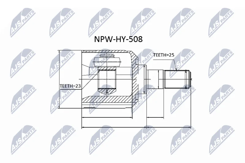 Komplet sklepov, pogonska gred NTY NPW-HY-508