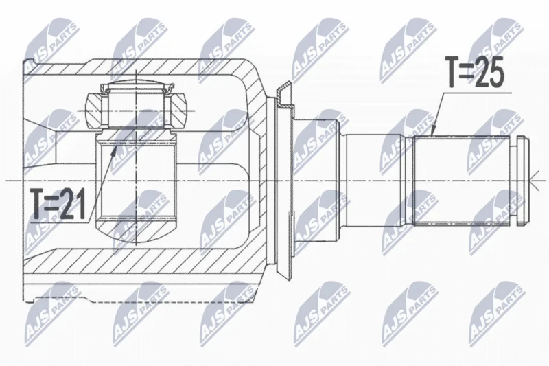 Pogonska gred NTY NPW-HY-548