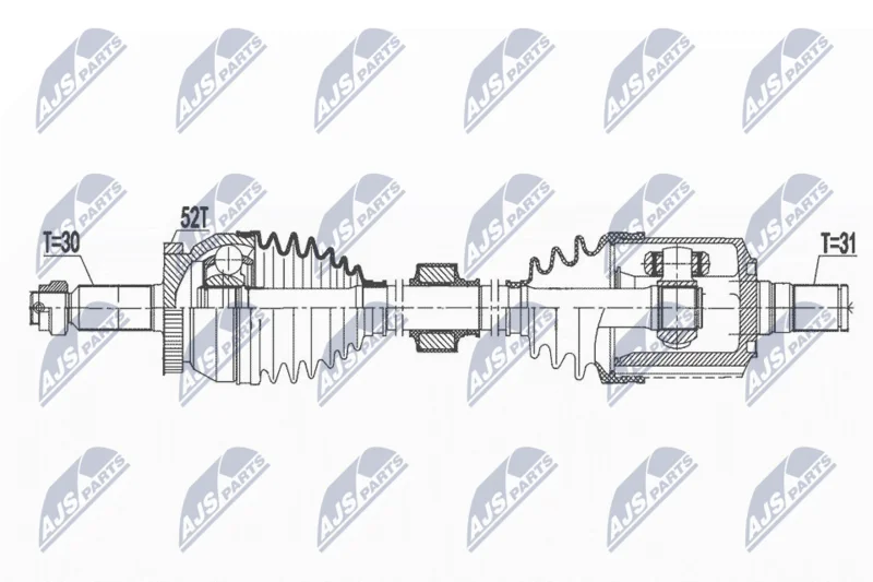 Pogonska gred NTY NPW-HY-581