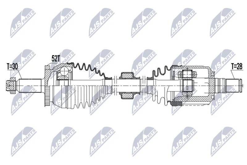 Drive Shaft NTY NPW-HY-583