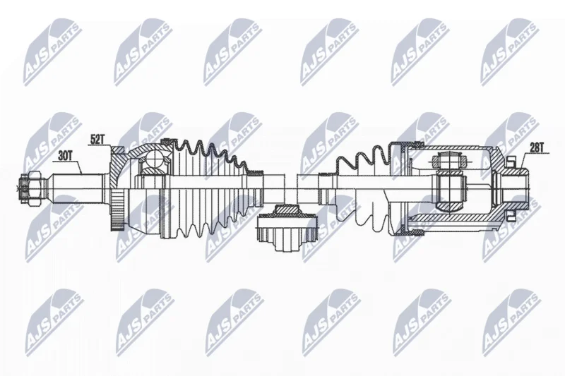 Pogonska gred NTY NPW-HY-599