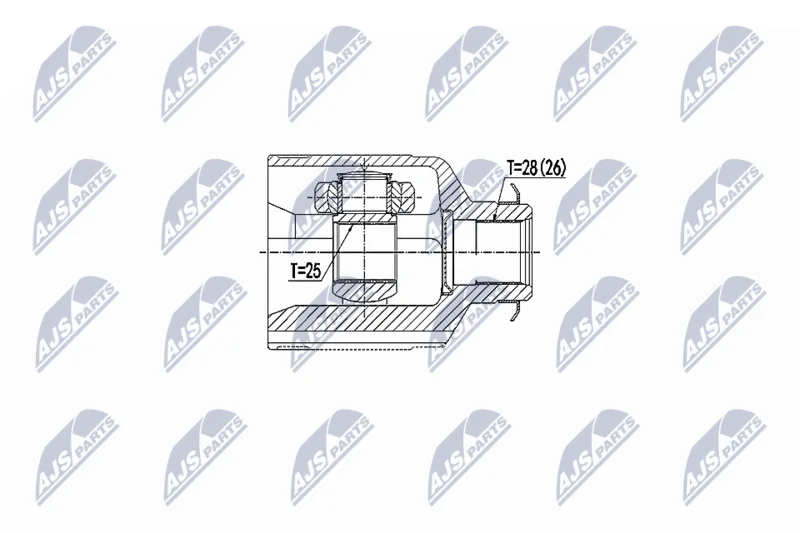 Komplet sklepov, pogonska gred NTY NPW-KA-341