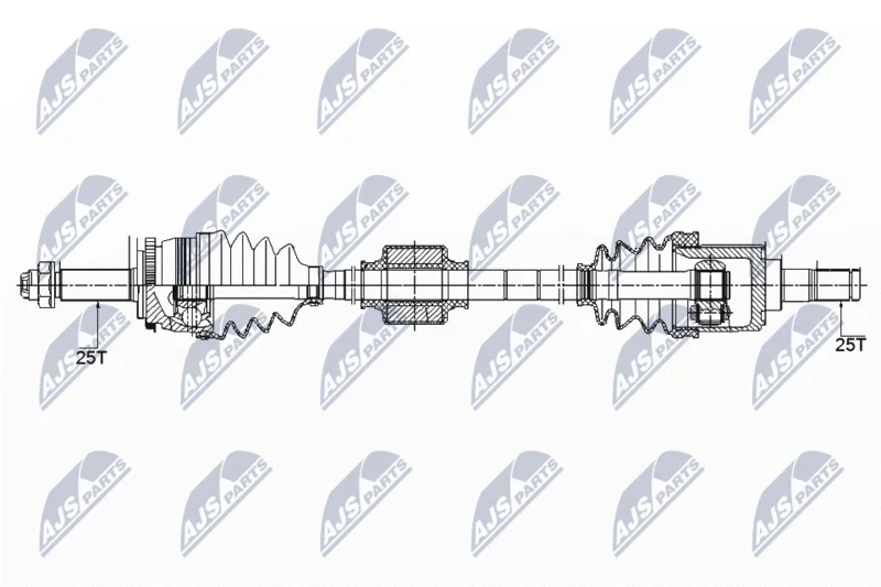 Drive Shaft NTY NPW-KA-358