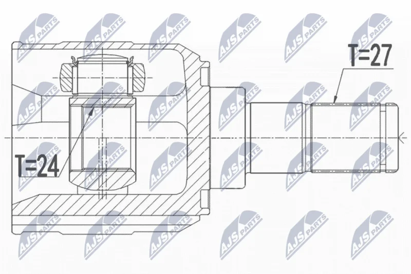 Komplet sklepov, pogonska gred NTY NPW-KA-365