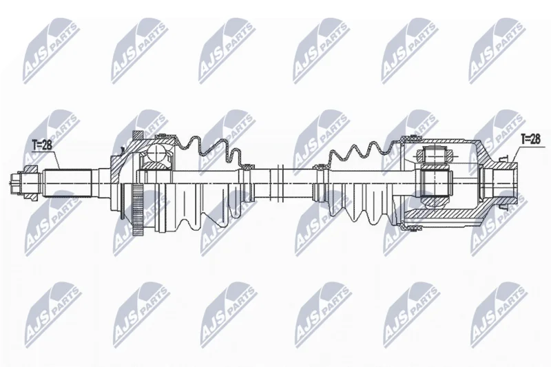 Drive Shaft NTY NPW-KA-370