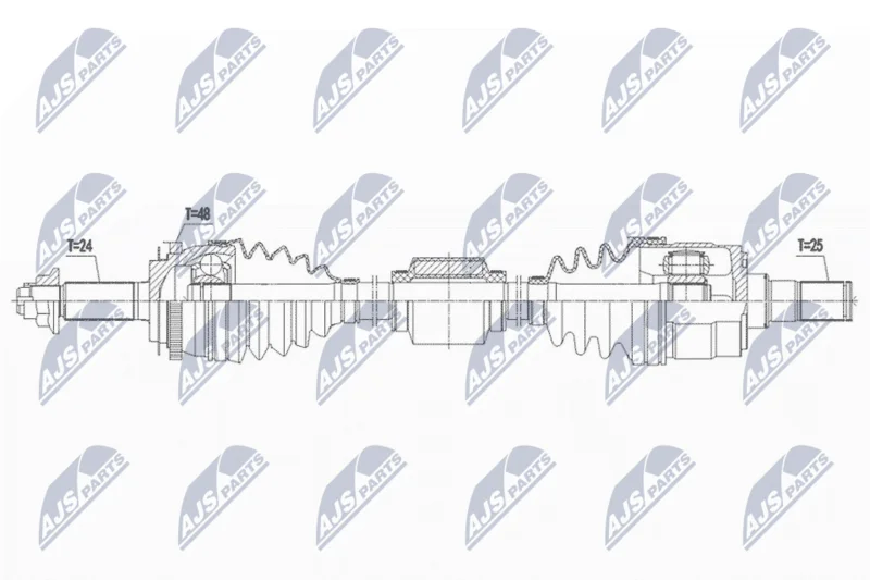Pogonska gred NTY NPW-KA-376