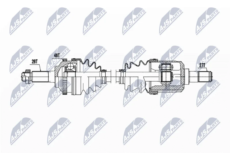 Drive Shaft NTY NPW-KA-388