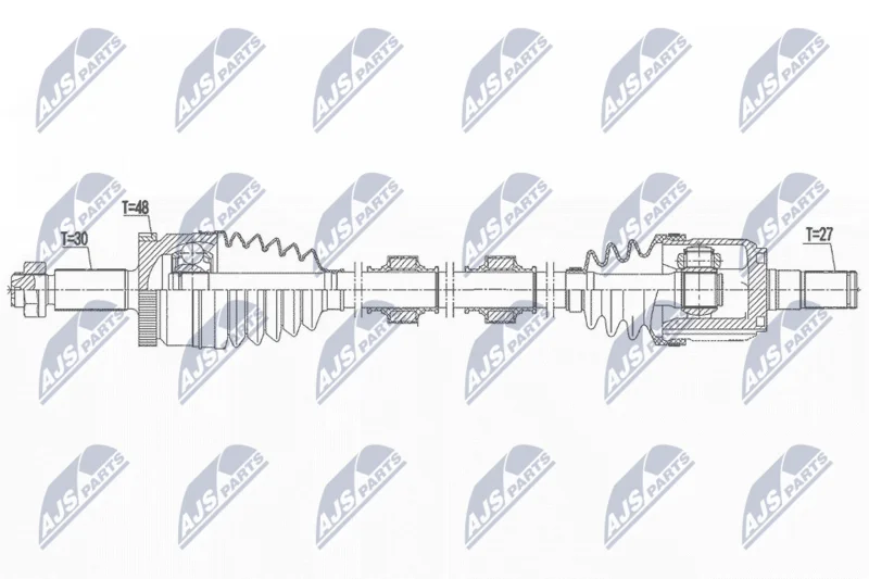 Drive Shaft NTY NPW-KA-390