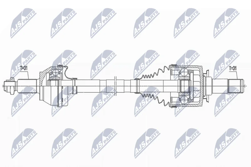 Drive Shaft NTY NPW-LR-023
