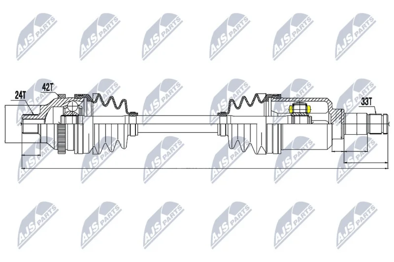 Pogonska gred NTY NPW-ME-030