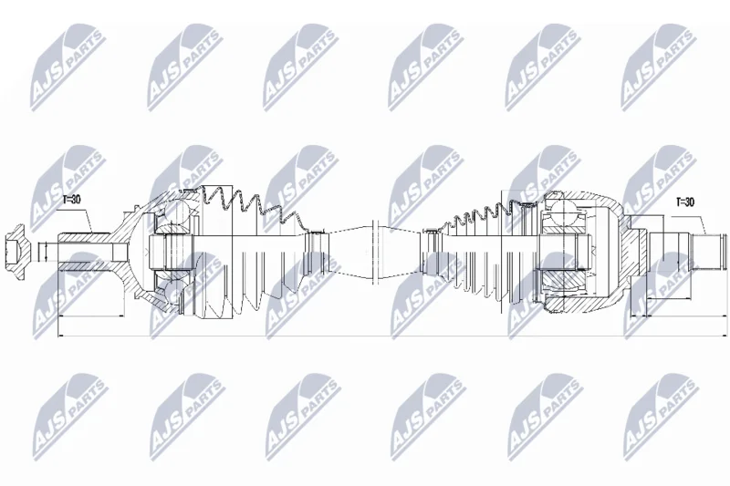 Pogonska gred NTY NPW-ME-046