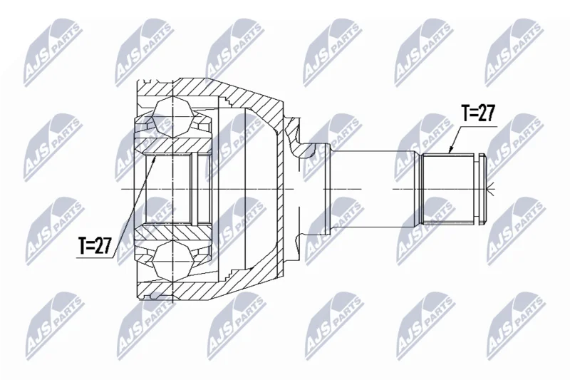 Joint Kit, drive shaft NTY NPW-ME-081