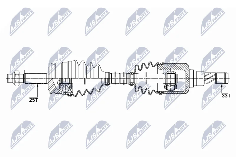 Pogonska gred NTY NPW-ME-118