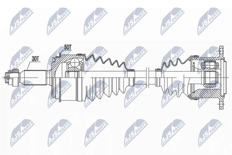 Drive Shaft NTY NPW-MS-081