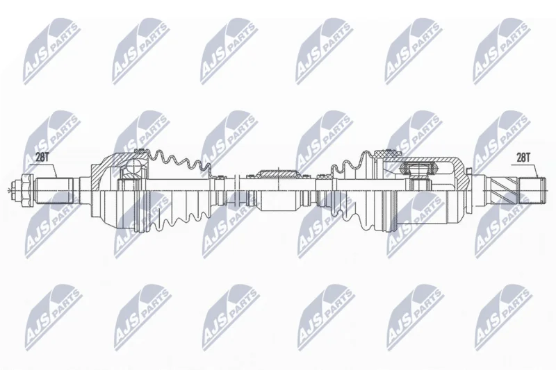 Drive Shaft NTY NPW-MZ-060