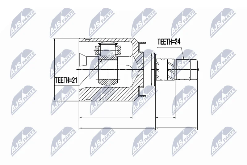 Komplet sklepov, pogonska gred NTY NPW-NS-031