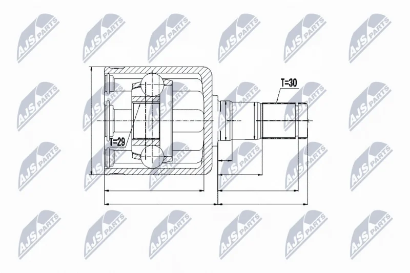 Komplet sklepov, pogonska gred NTY NPW-NS-050