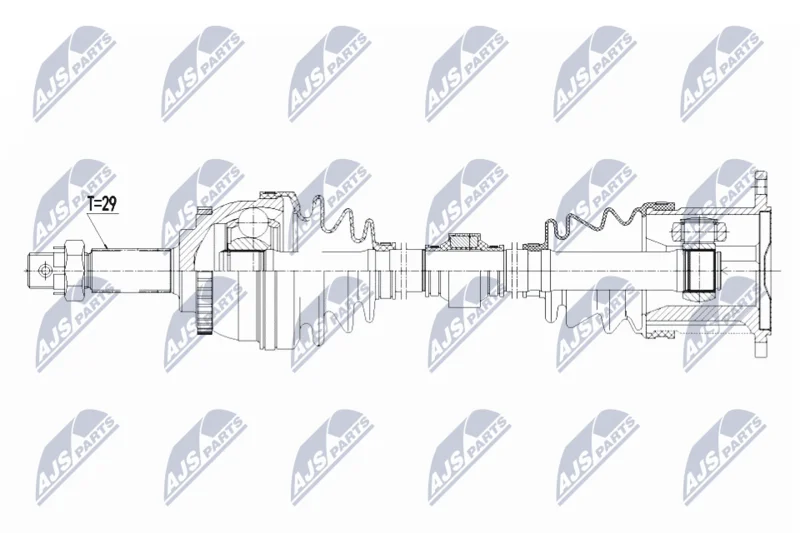 Pogonska gred NTY NPW-NS-066