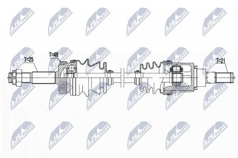 Pogonska gred NTY NPW-NS-076