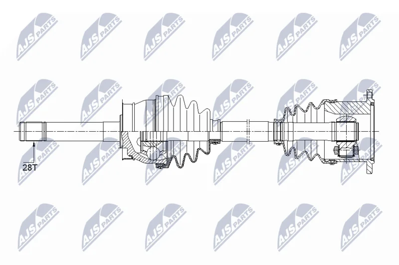 Pogonska gred NTY NPW-NS-086