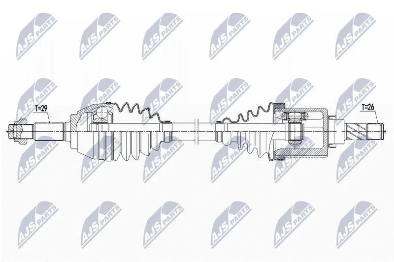 Pogonska gred NTY NPW-NS-090