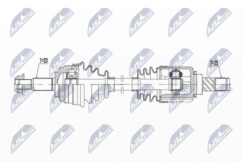 Pogonska gred NTY NPW-NS-110