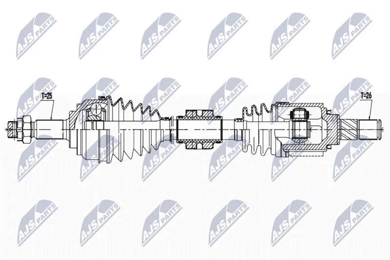 Pogonska gred NTY NPW-NS-136